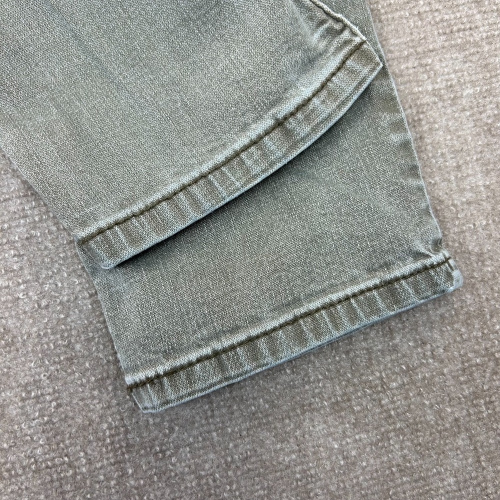 Levi's Jeans Mens 34x32 Green Cotton 5 Pockets Stretch Streetwear Straight Leg - Picture 4 of 16